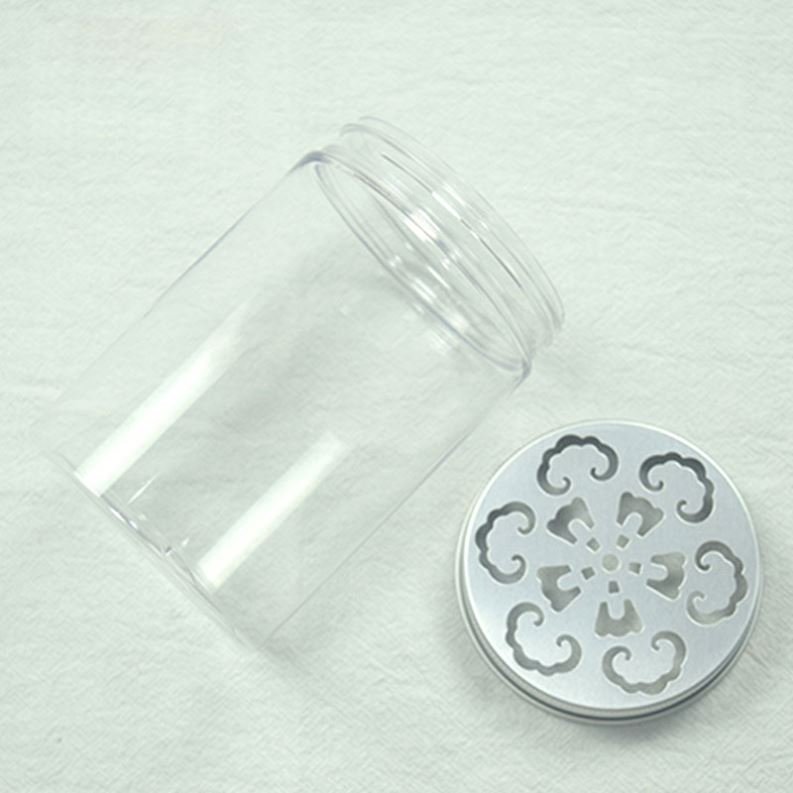 FTS PET Solid Aromatherapy Air Freshener Hollow Golden Silver Aluminum Cover Plastic Bottle Anti-Mosquito Odor 300ml