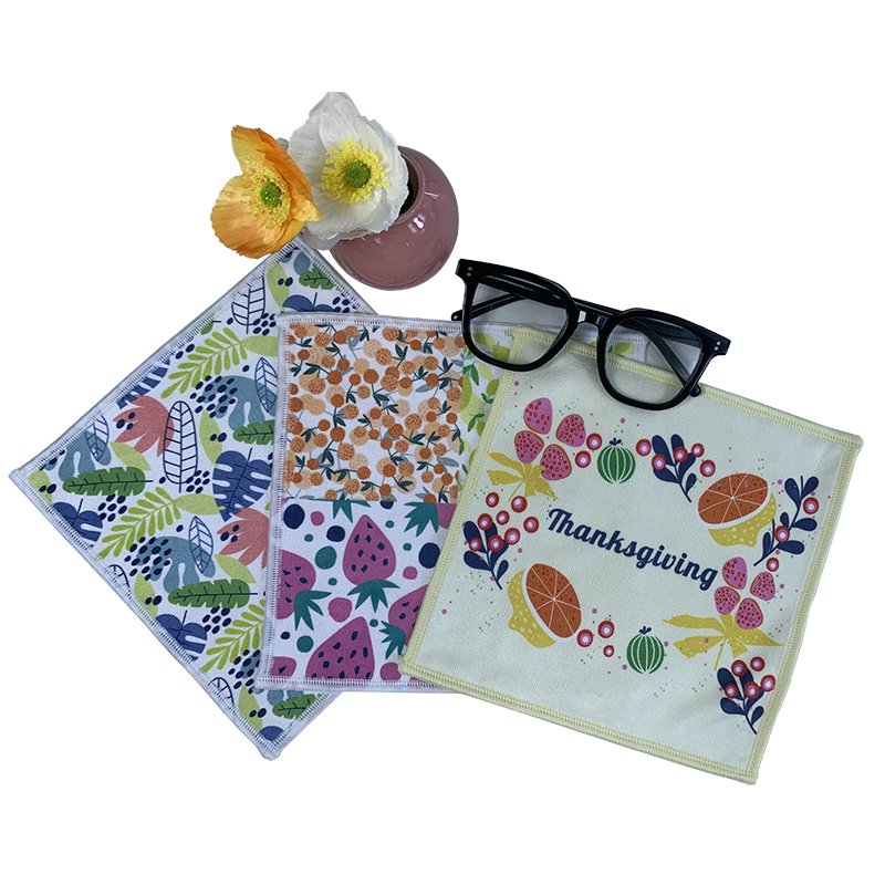 Microfiber handkerchief silk jewelry eyeglasses cleaning cloth Absorbent Cleansing Towels Rag Car Clean Towel Dusting Cloth
