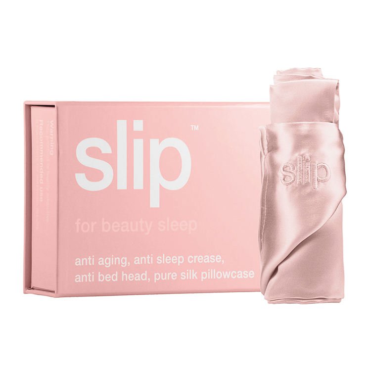 Custom logo silk pillow case product personal care paperpackaging pink magnetic box