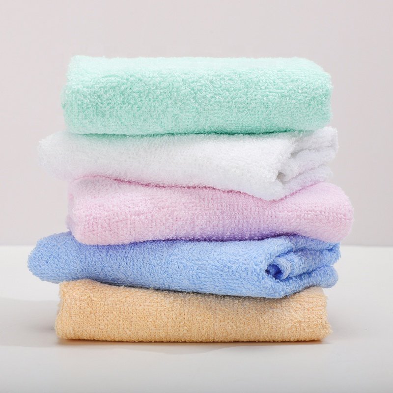 Top Quality Small Size 25*25cm Durable Highly Absorbent 100% Cotton Handkerchief