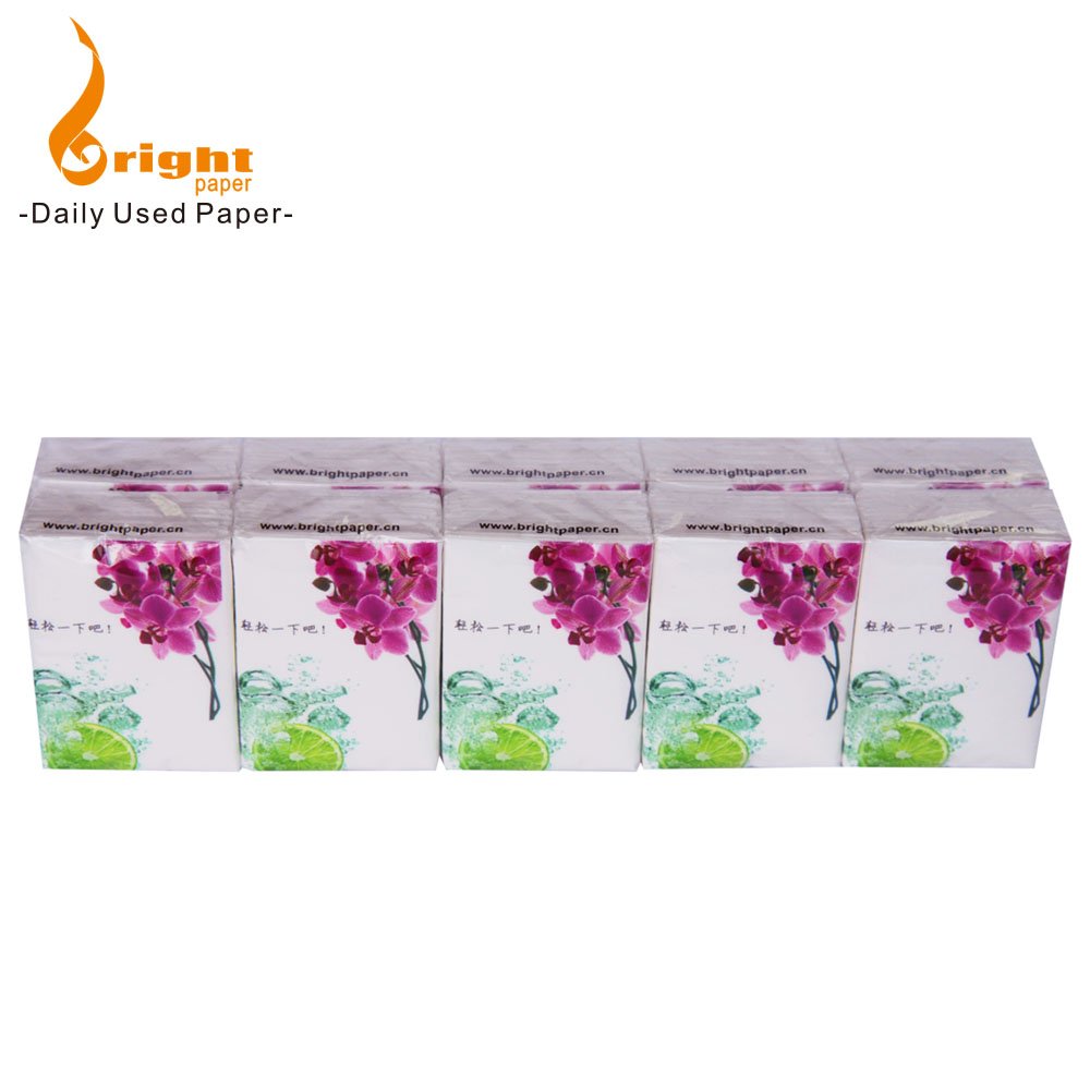 Customized advertising mini pocket pack paper handkerchief