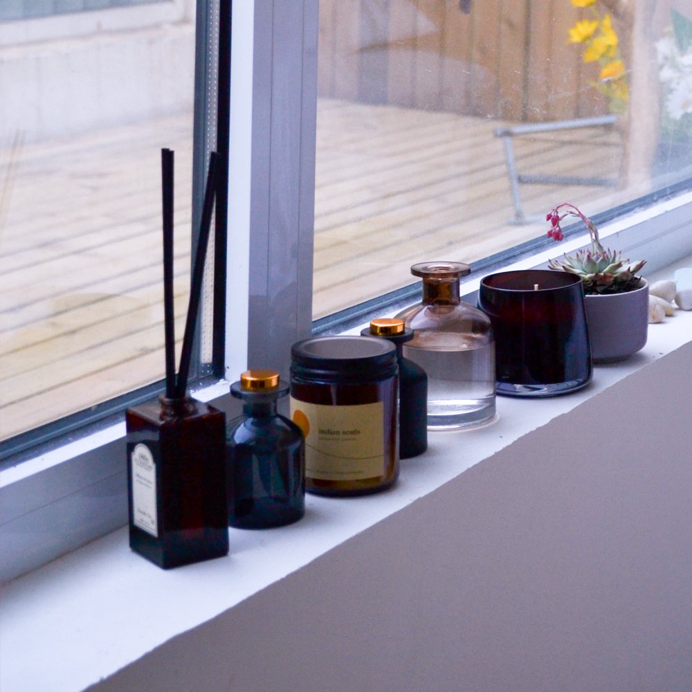 Empty Custom Reed Essential Oil Diffuser Glass Bottle With Fiber Reed Diffuser Sticks Luxury Wholesale