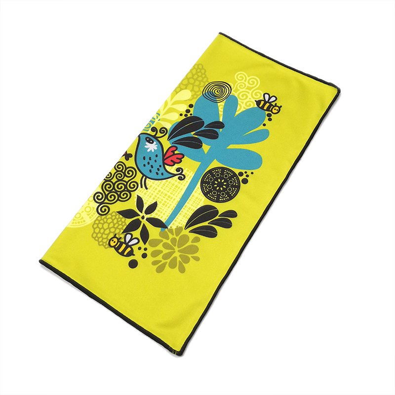 Custom Heat Transfer Printed Microfiber Handkerchief Pocket Cloth