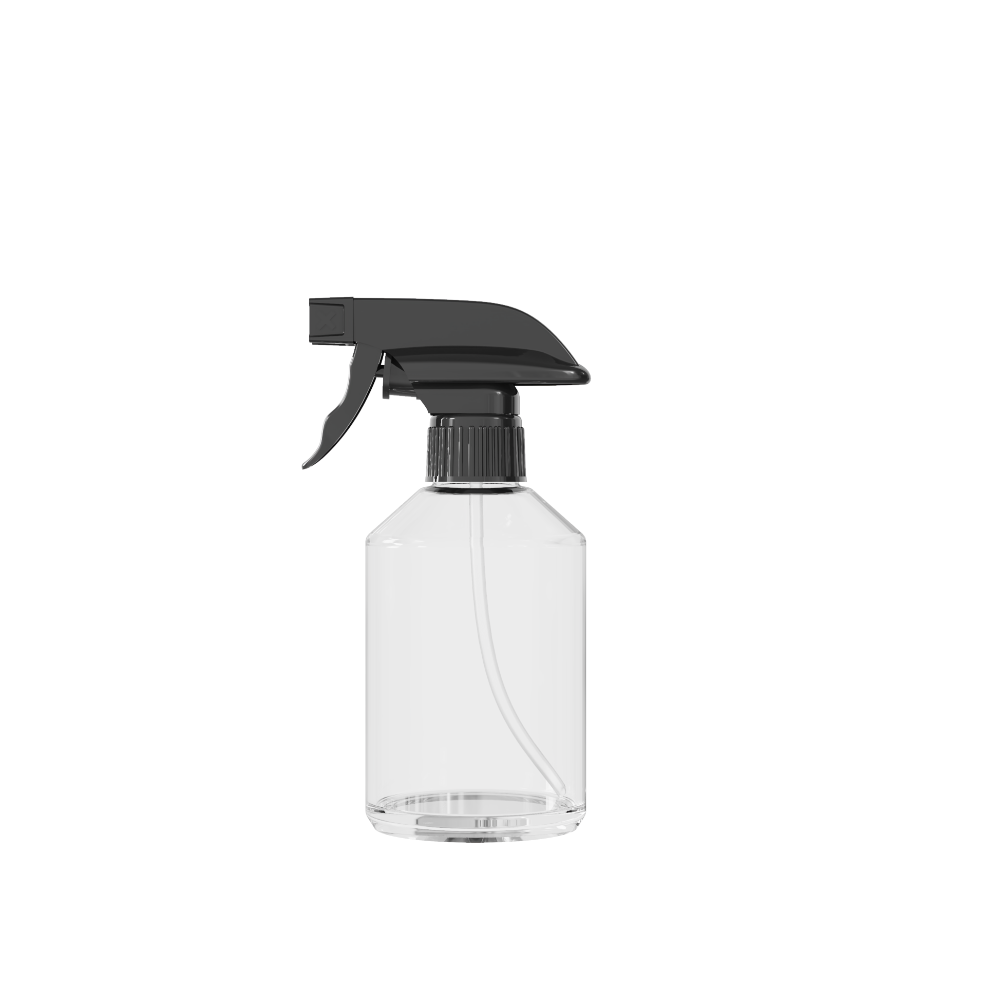 200ml Empty Luxury Slant Shoulder Clear Glass Trigger Spray Bottle with Custom Box