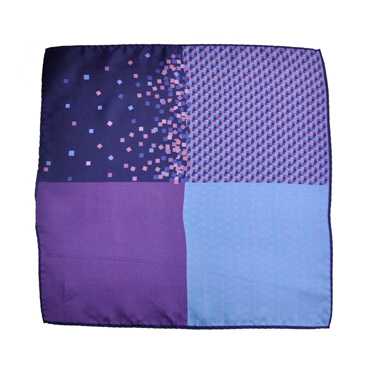 2023 Best Selling Beautiful Wide Range of Color Silk Handkerchief Pocket Square Handkerchief from China Origin Seller