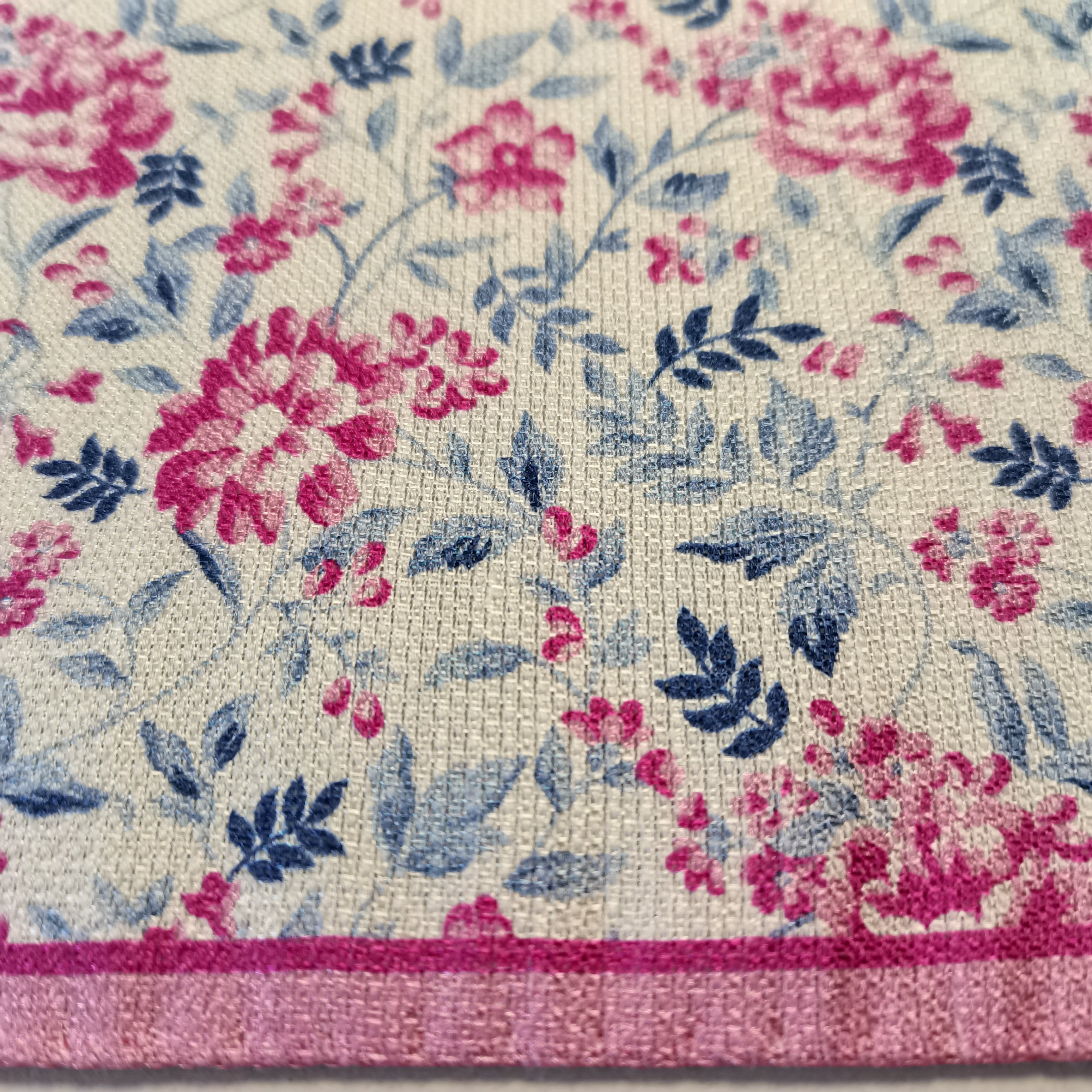 Hot Sale Silk Linen Mixed Woven Fabric Digital Print Pocket Square Handkerchief