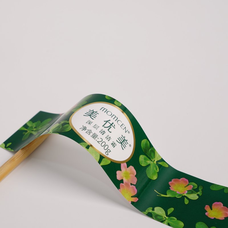 Custom Waterproof Vinyl Adhesive Sticker Logo Design Print Sticker Shampoo Products packaging labels