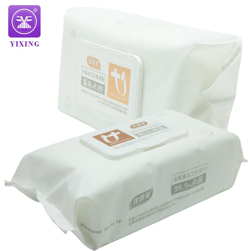 Wet tissue bag Eco-friendly packaging wipes logo printed on a wet tissue bag Suitable for children Waterproof seal