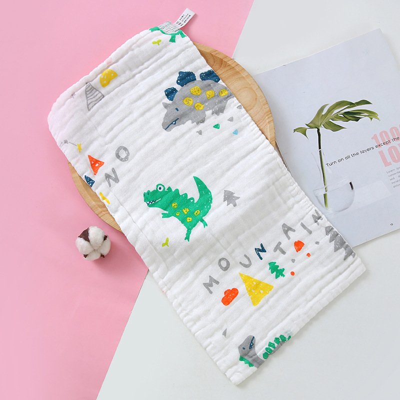 Baby Saliva Towel Cotton Six Layer High Density Gauze Children's Handkerchief Square Towel Baby Feeding Face Washing Towel