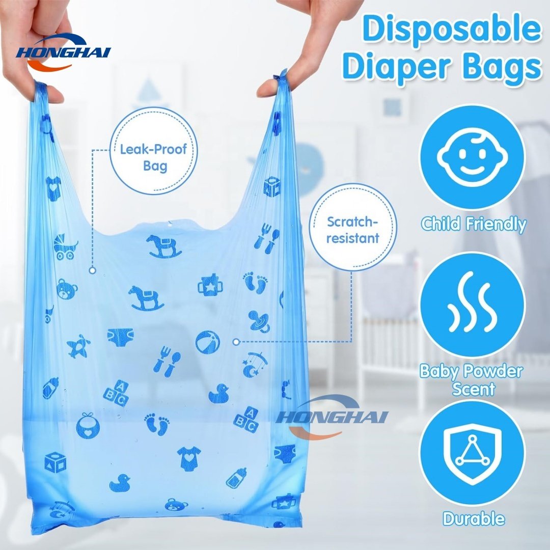 Diaper Disposal or Pet Waste Bags,Scented Baby Diapers Trash Bag,Poop Bags Pet Trash Bags,baby disposable diaper sacks bags