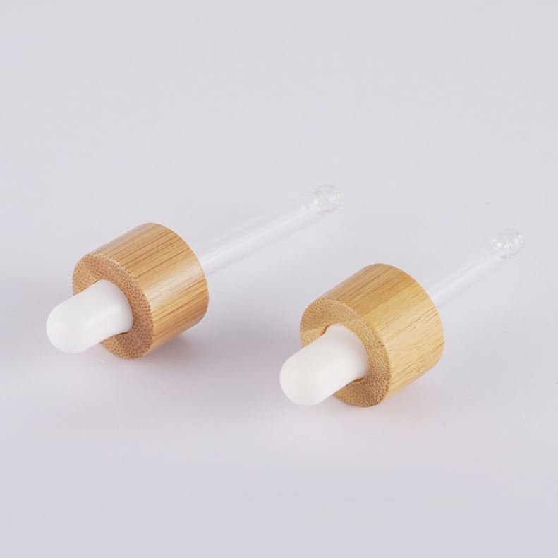 FTS 5ml 30ml Bambo Dropper Bottle Perfume Essential Oil Glass Bottle /Bamboo Shell Essential Oil Bottle Bamboo Dropper