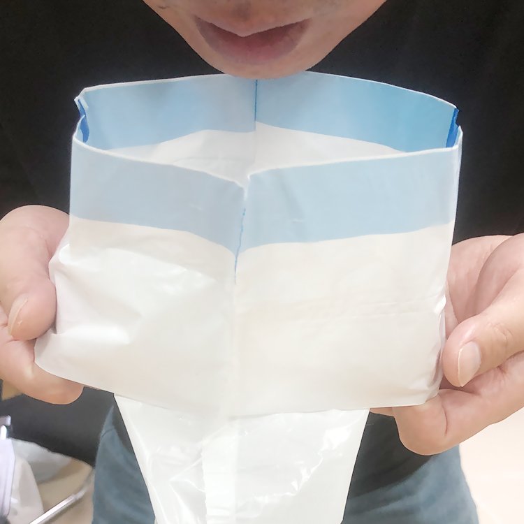 High Quality Custom Disposable White Car Motion Travel Nausea Medical Vomit Bags Air Sickness Bag With Drawstring