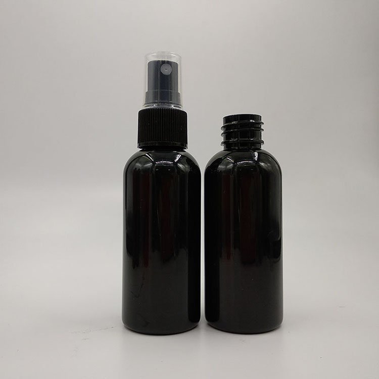 2oz 3oz 4oz Black Spray Bottle Bulk Plastic Mist Spray Bottles for Essential Oils Fine Mist