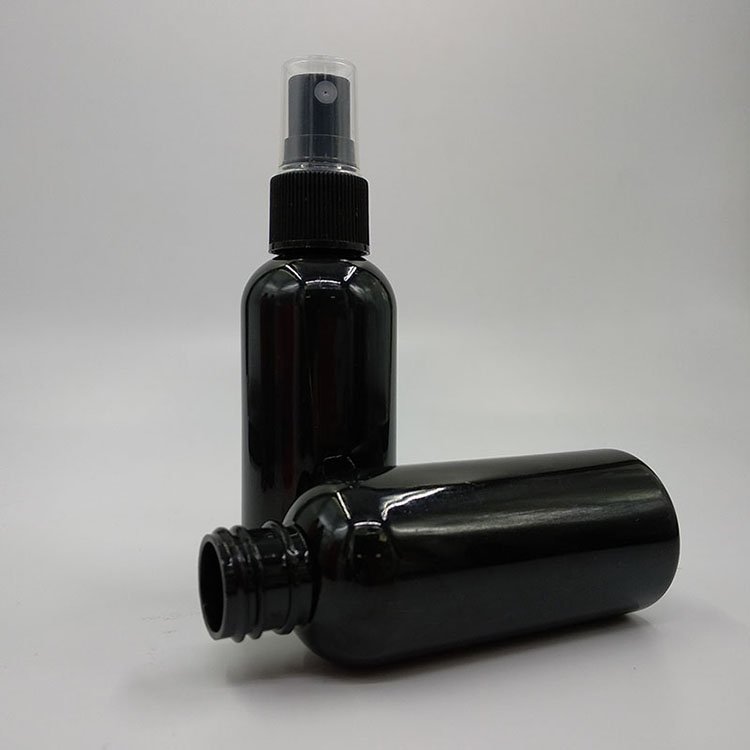 2oz 3oz 4oz Black Spray Bottle Bulk Plastic Mist Spray Bottles for Essential Oils Fine Mist