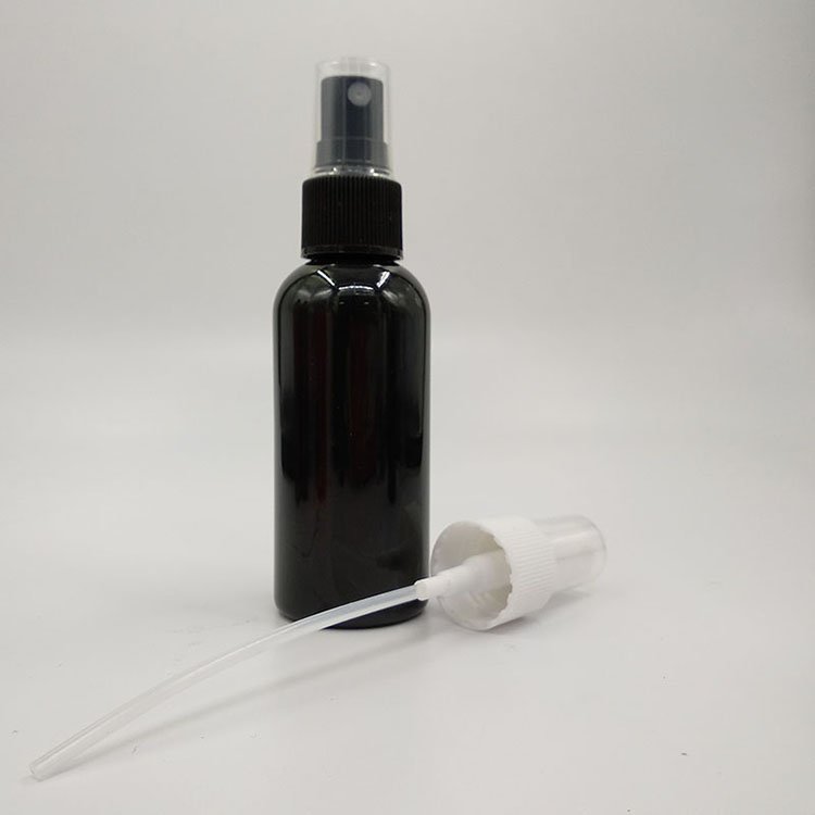 2oz 3oz 4oz Black Spray Bottle Bulk Plastic Mist Spray Bottles for Essential Oils Fine Mist