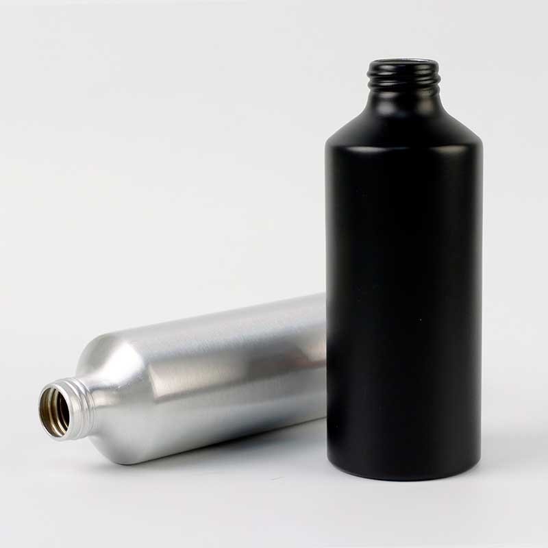 Luxury Wholesale eco-friendly special shoulder refillable aluminum perfume shampoo lotion cosmetic spray bottle