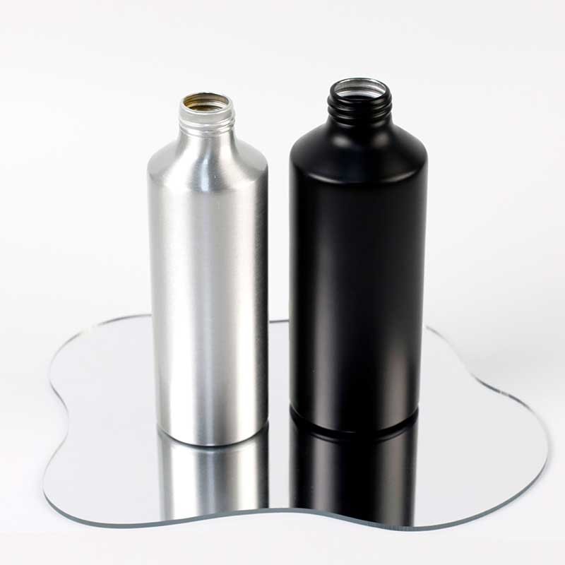 Luxury Wholesale eco-friendly special shoulder refillable aluminum perfume shampoo lotion cosmetic spray bottle