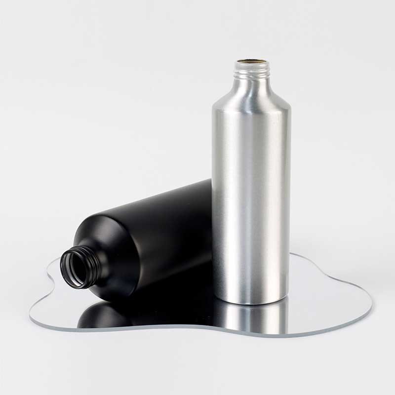 Luxury Wholesale eco-friendly special shoulder refillable aluminum perfume shampoo lotion cosmetic spray bottle