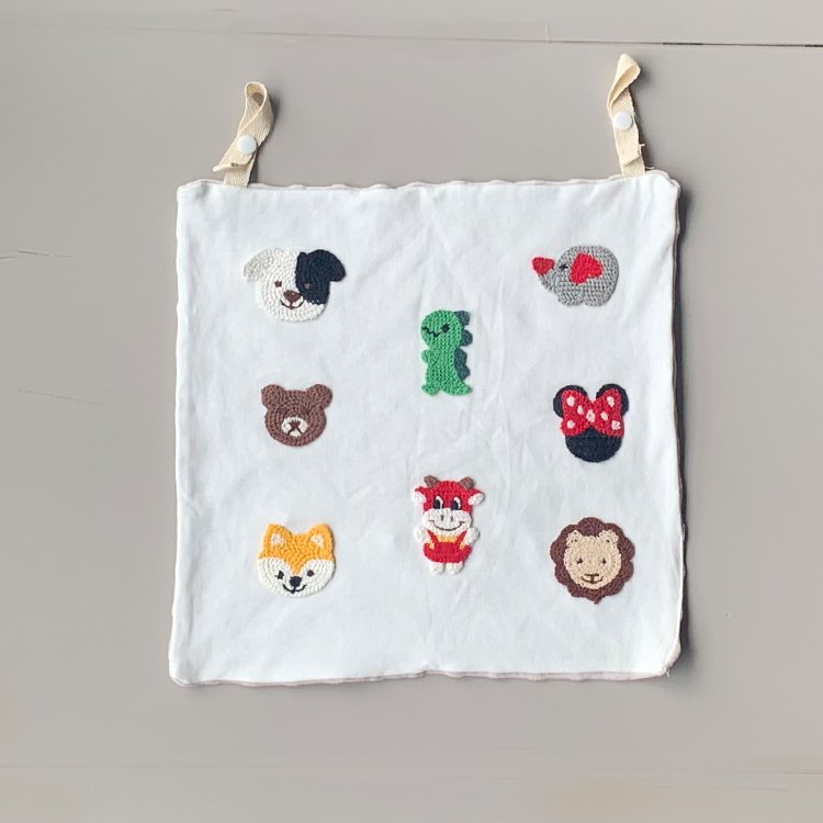 Personalized Soothing Baby Handkerchief Soft Baby Towel Blanket Stuffed Toys for Children Appease Towel