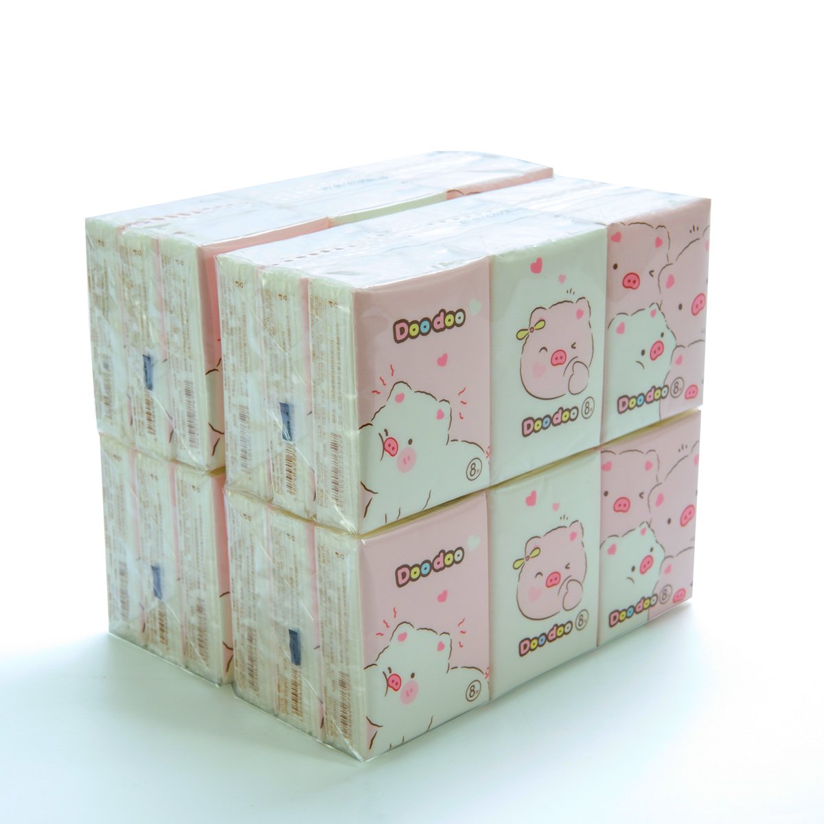 FSC Custom Eco-friendly Printed Travel Pocket Facial Tissue Paper Handkerchief Natural No Fragrance