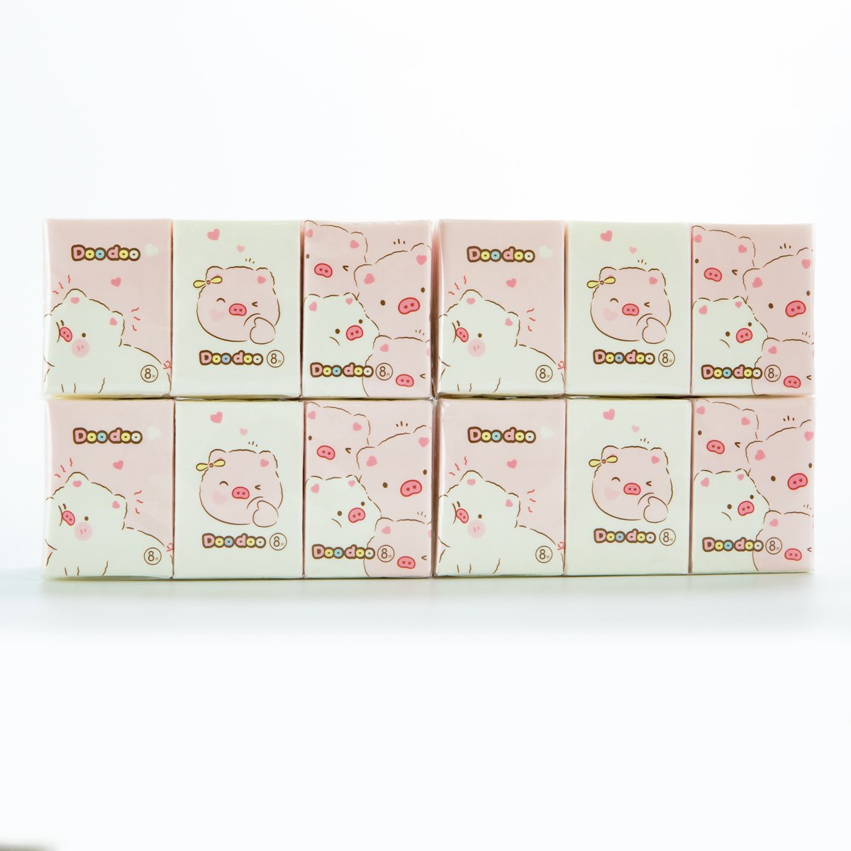 FSC Custom Eco-friendly Printed Travel Pocket Facial Tissue Paper Handkerchief Natural No Fragrance