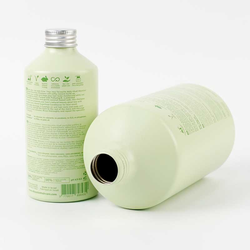 Wholesale custom refillable Flat shoulder cosmetic perfume bottle for cosmetic