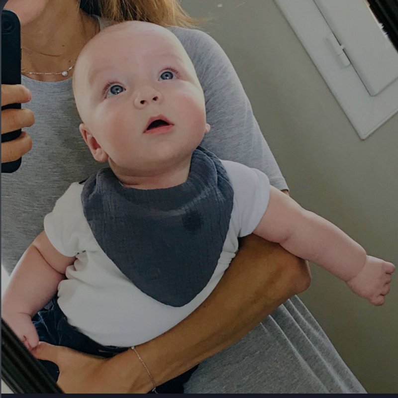 child bibs double gauze drooling towel baby crepe handkerchiefs press button cotton eating bag High quality