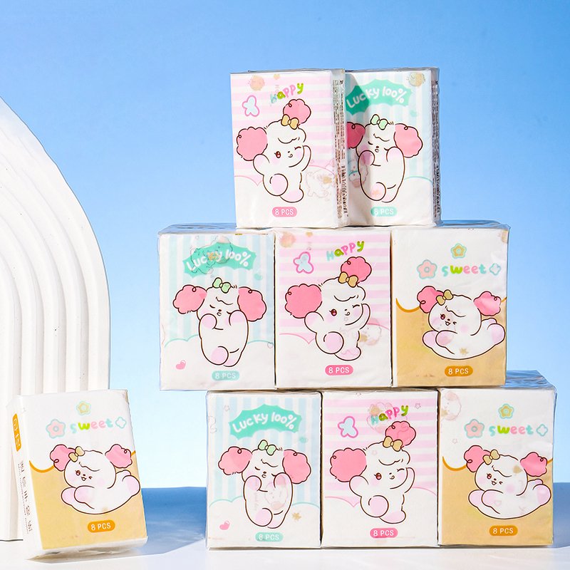 Factory Wholesale Variety of Different Packaging Mini Printed Handkerchief Paper