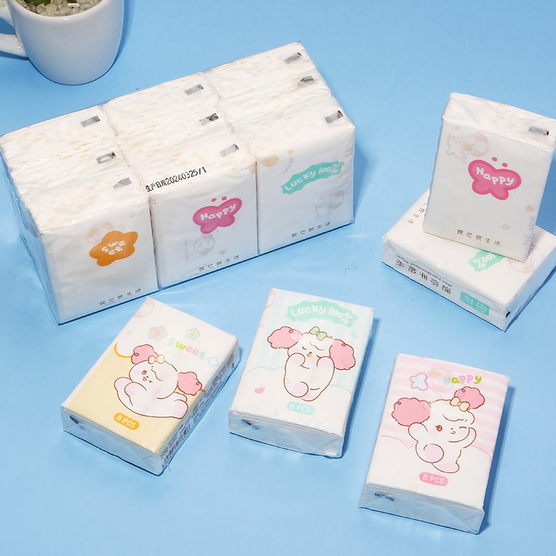 Factory Wholesale Variety of Different Packaging Mini Printed Handkerchief Paper