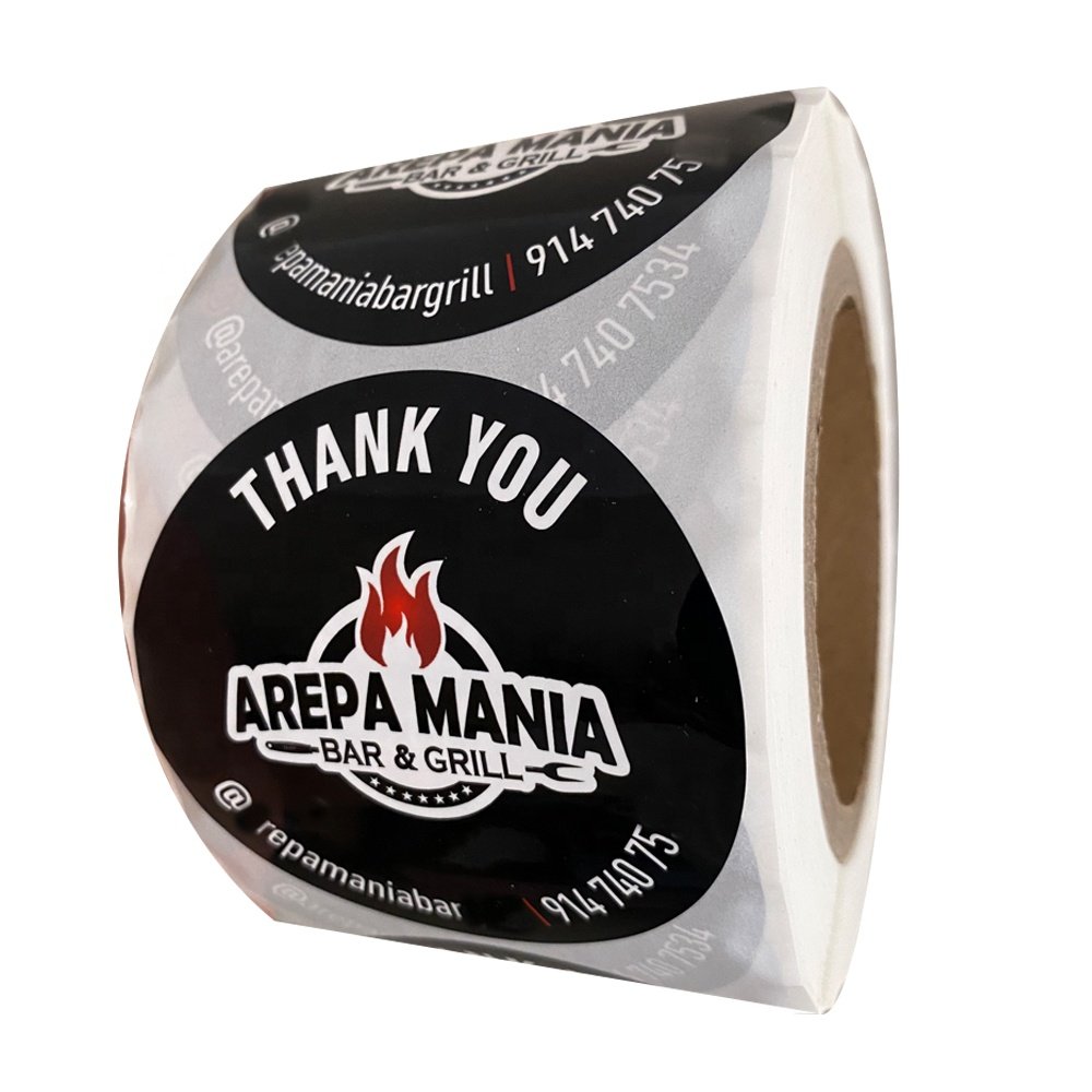 Custom Printed Roll Waterproof Adhesive Product Vinyl Label Sticker Custom Label Sticker for Product