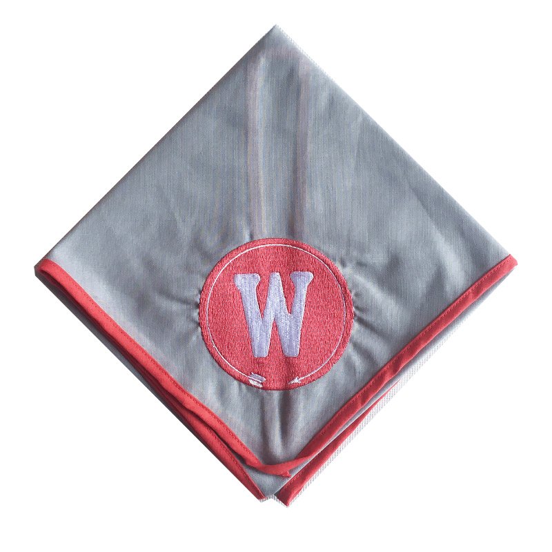 Vintage Red Cotton Unisex Hipster Neckerchief Kerchief Cowboy Cowgirl Handkerchief Western Style Scout Scarf