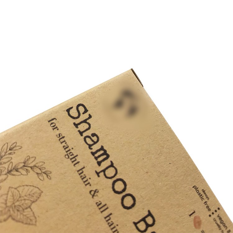 Small Shampoo Bar Soap Cartons for Skin Care Brownie Kraft Paper Cardboard Tuck End Boxes with Custom Logo for Soap Packaging