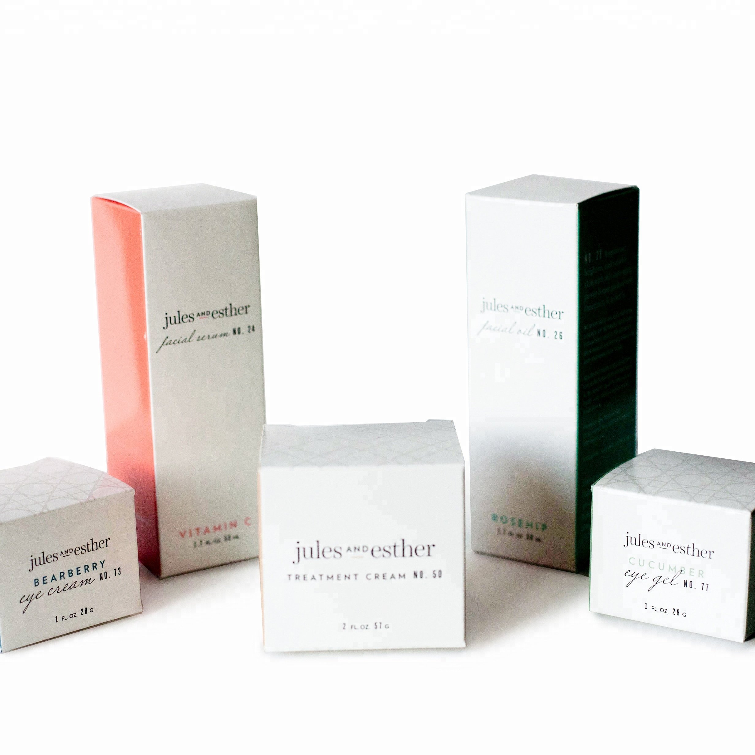 2024 Hot sale cosmetic packaging paper box made of recycled paper materials