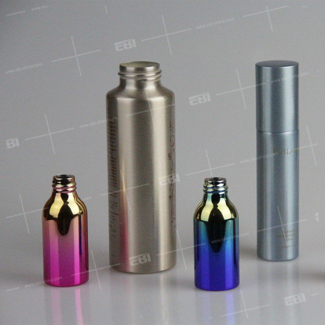 Recycled Wholesale eco friendly new design refillable metal aluminum perfume water shampoo lotion cosmetic pump mist trigger spray bottle