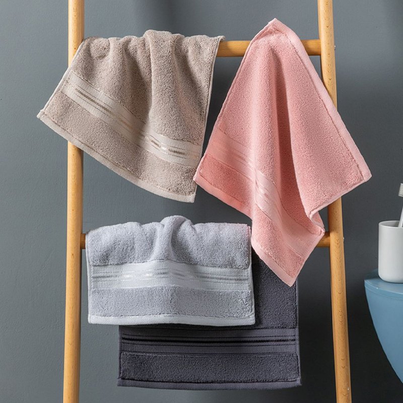 Household Square Handkerchief Thickened Cotton Towel Face Wash Cloth Water Absorption No Shedding Hair Face Hand Towel