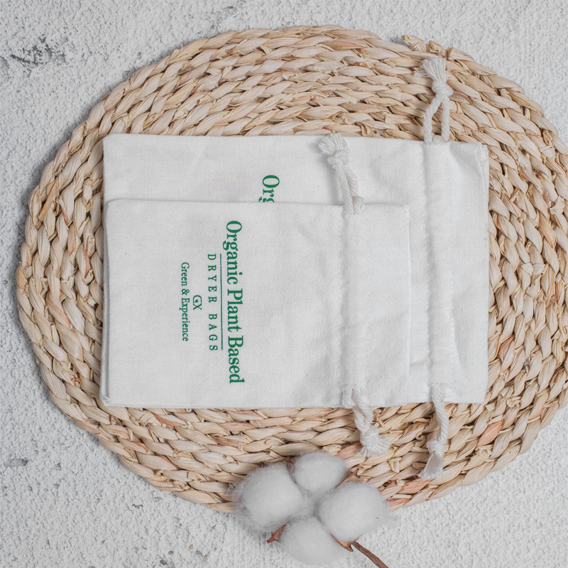 Personalized Colorful Canvas Cotton Drawstring Bag With Double String Nature Cotton Canvas Travel Toiletry Bags