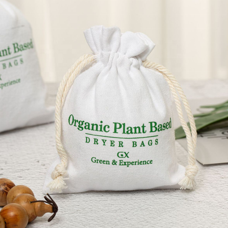 Personalized Colorful Canvas Cotton Drawstring Bag With Double String Nature Cotton Canvas Travel Toiletry Bags