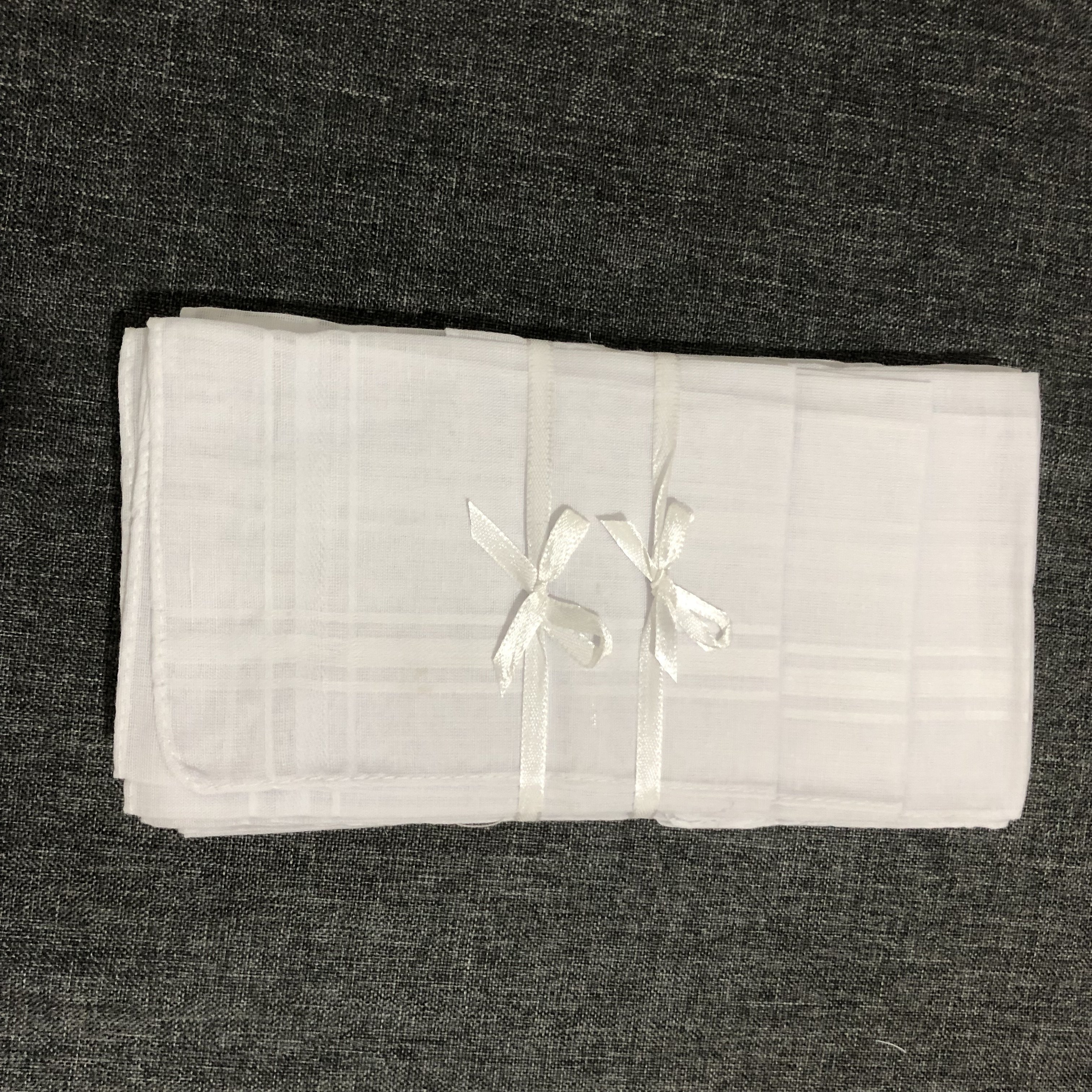 Wholesale polyester white satin handkerchief cheap
