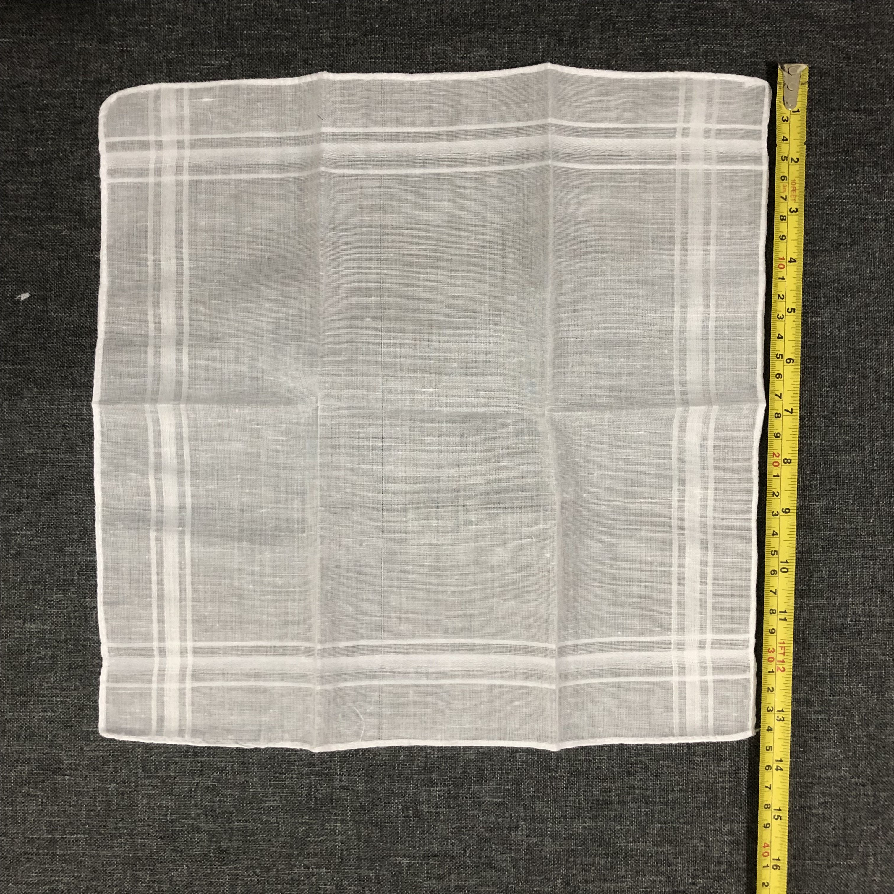 Wholesale polyester white satin handkerchief cheap
