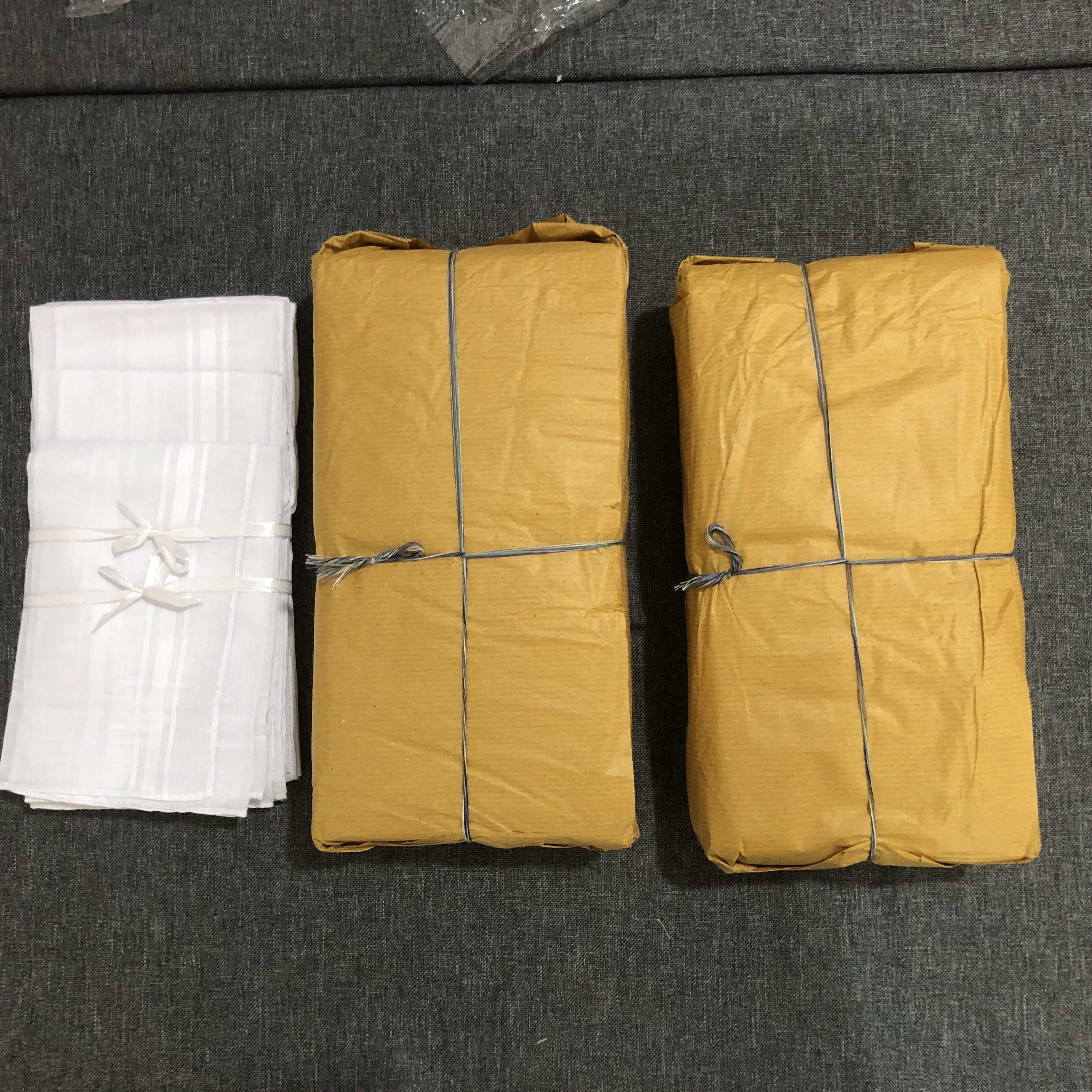 Wholesale polyester white satin handkerchief cheap