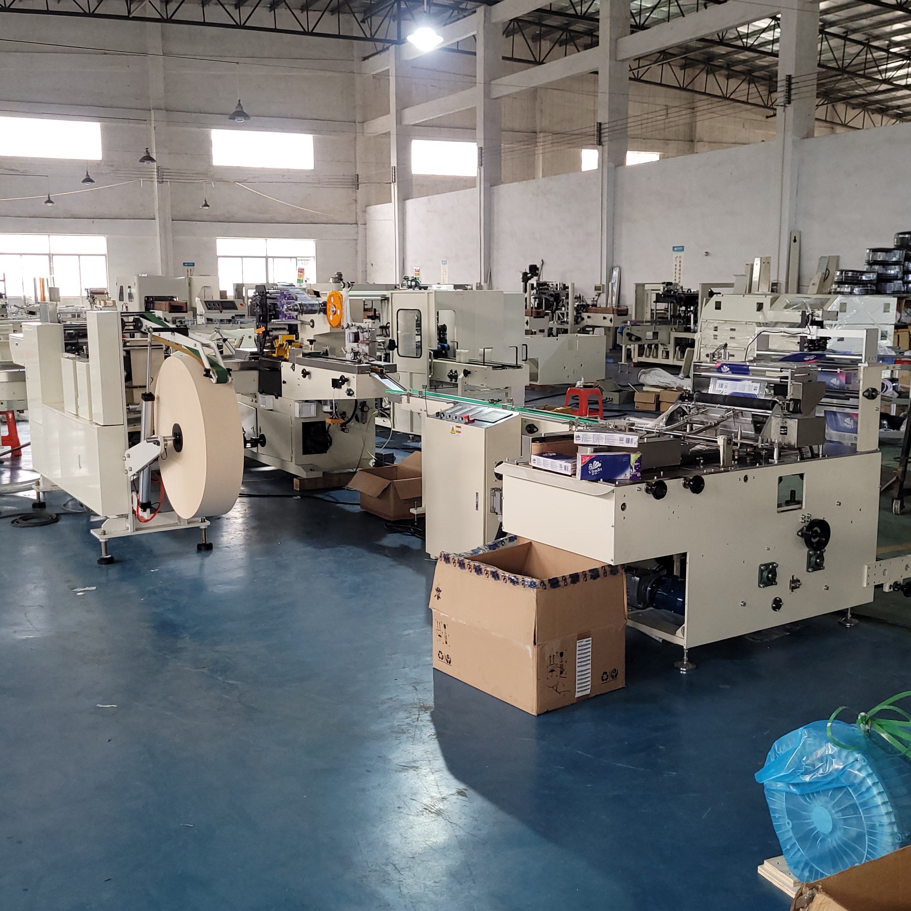Full Automatic High Speed Pocket Tissue Machine