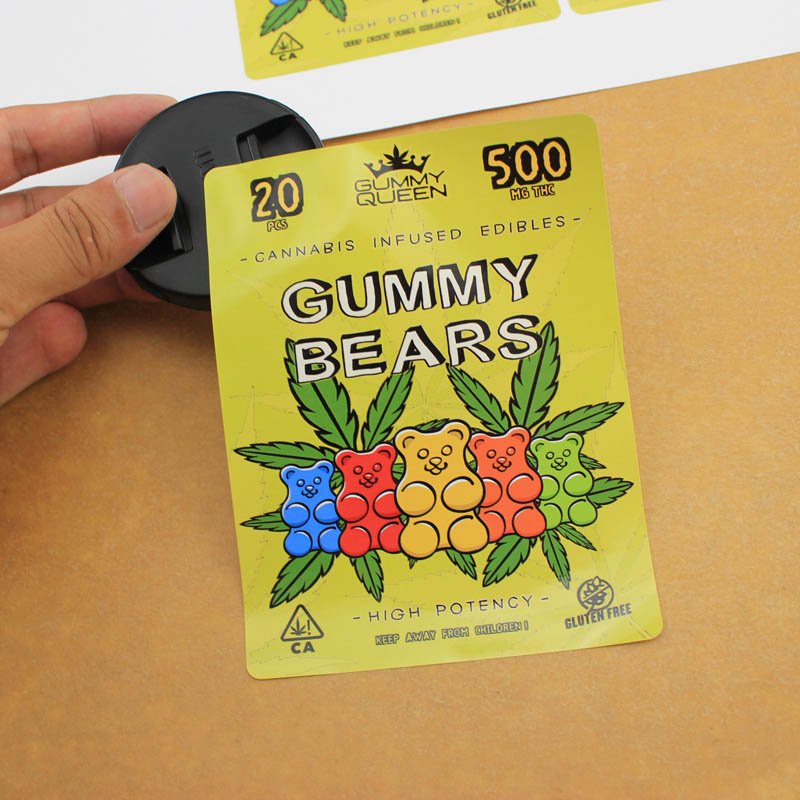 Custom Printed Private Adhesive Round Product Drink Food Tha Packing Waterproof Logo Sticker Label For Fruit Juice bottles