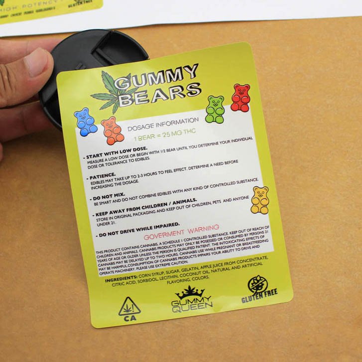 Custom Printed Private Adhesive Round Product Drink Food Tha Packing Waterproof Logo Sticker Label For Fruit Juice bottles