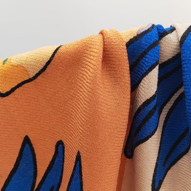 80s Ladies hair head woman scarves style printed printing square scarf & handkerchiefs Twill Wool Square scarf 100*100 for Women