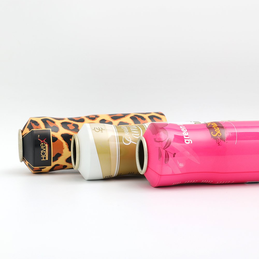 Empty Bottle Aerosol Body And Face Care Products Aluminum Can Spray With Accessories