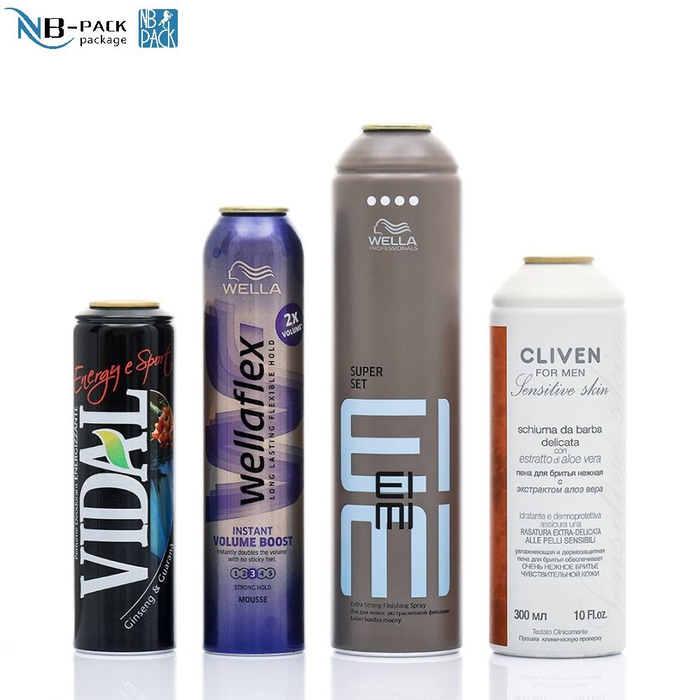 Empty Bottle Aerosol Body And Face Care Products Aluminum Can Spray With Accessories