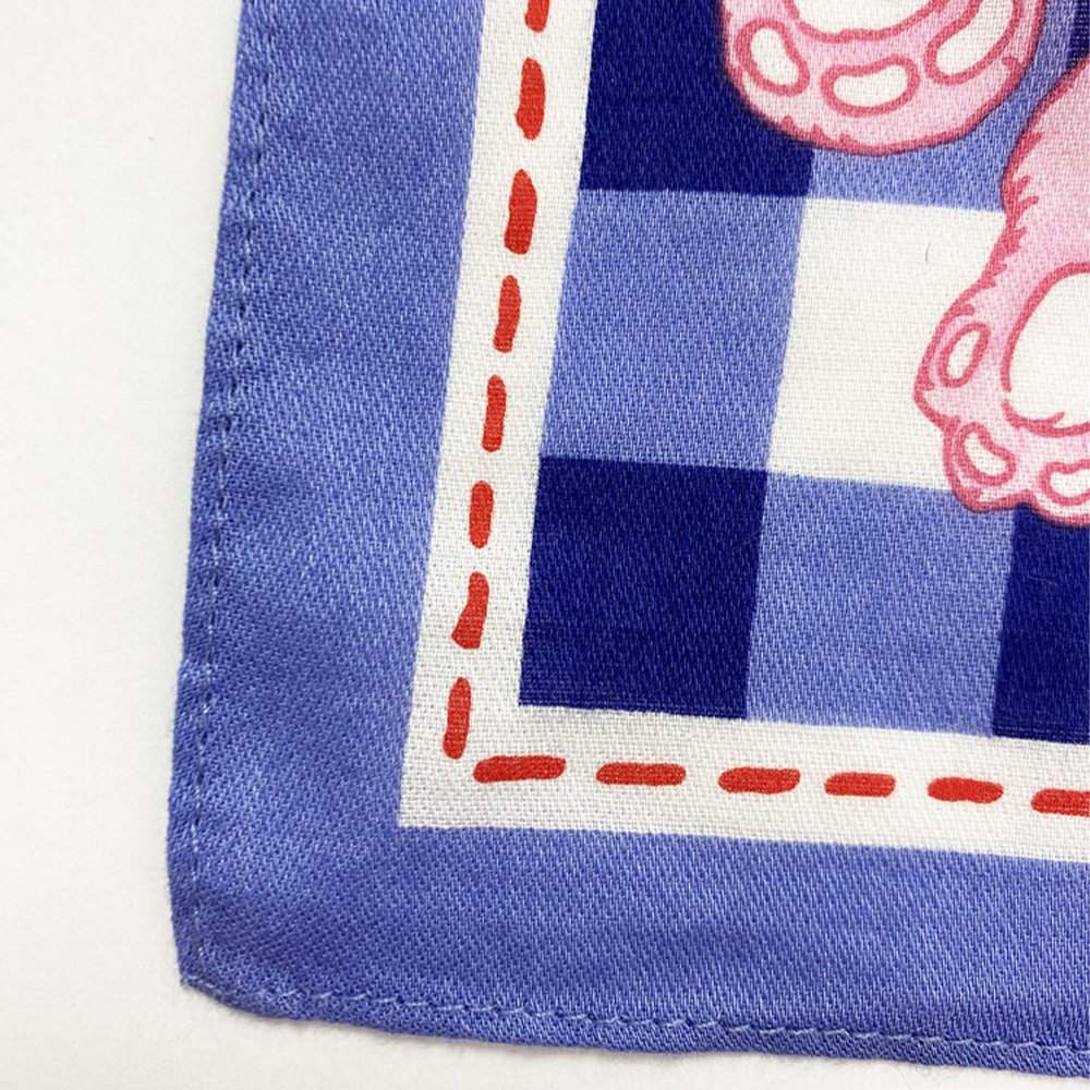 Best Selling Quality Square Custom Children'S Scarf Printed Teddy Bear Scarves Cotton Scarf For Women