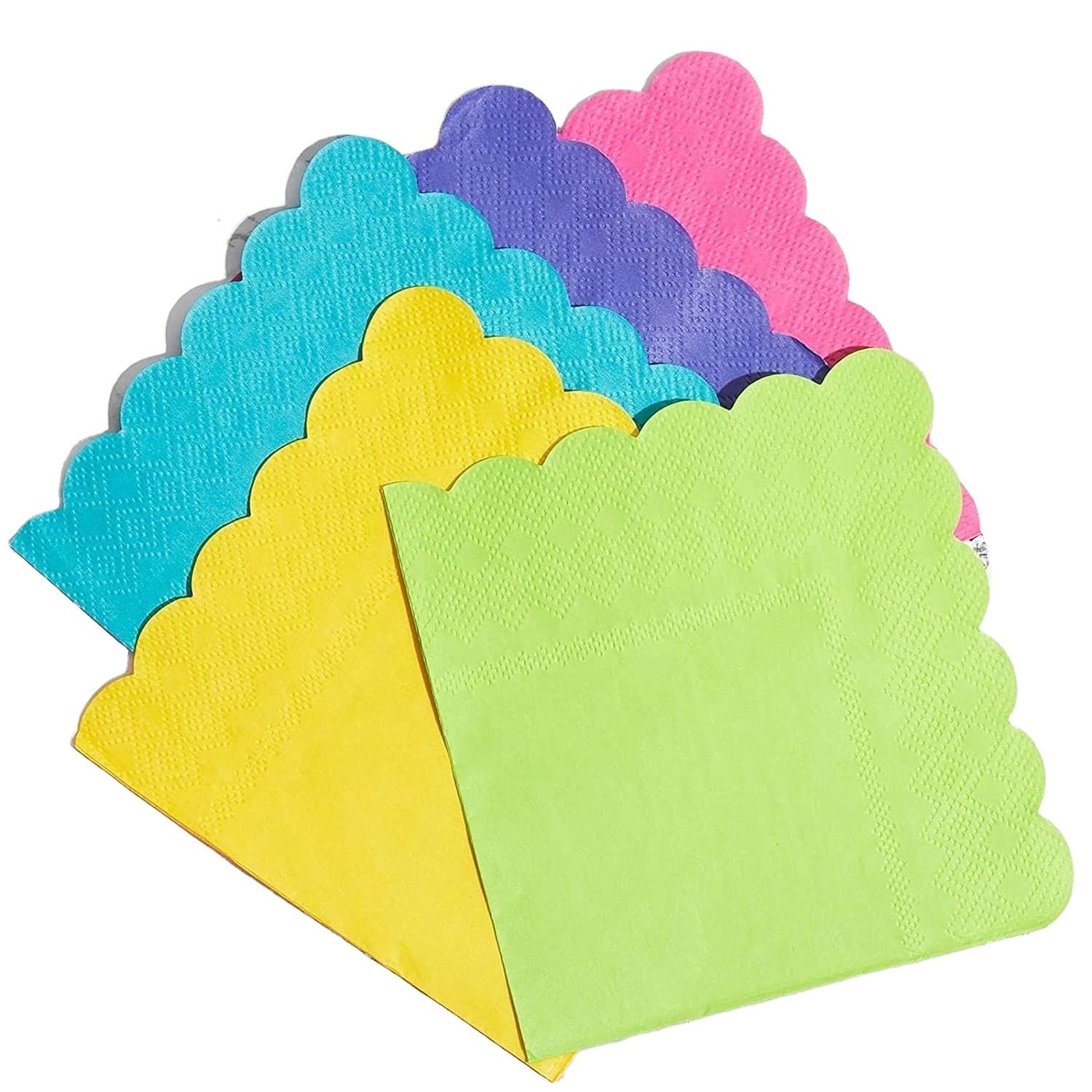 2024 cocktail napkins 5x5" holiday party birthday square handkerchief paper tissue personalized for graduation party