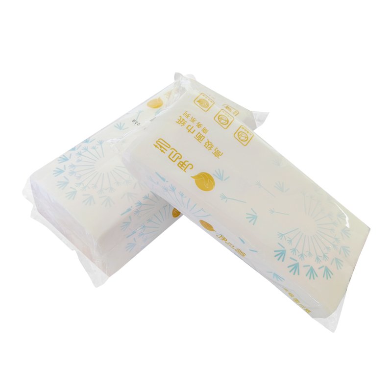 Wholesale 100% wood pulp custom logo face tissue paper 2ply facial napkins servilletas de papel