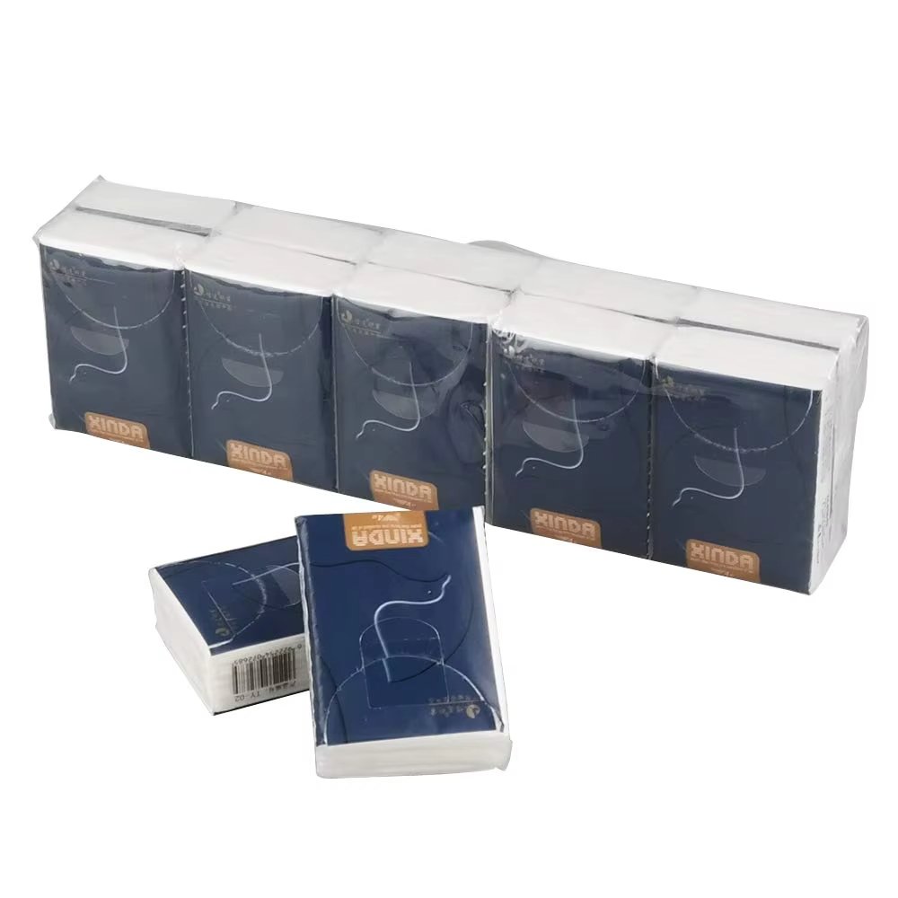 Virgin Wood Pulp Mini Portable Ultra Soft Handkerchief Disposable Travel Pocket Facial Tissue